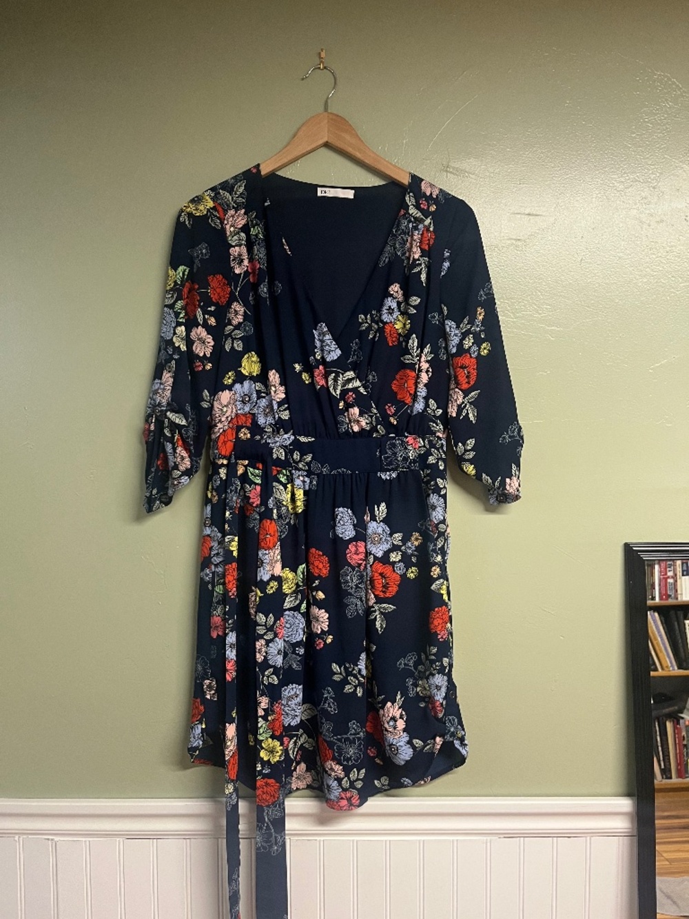 DR2 floral wrap dress